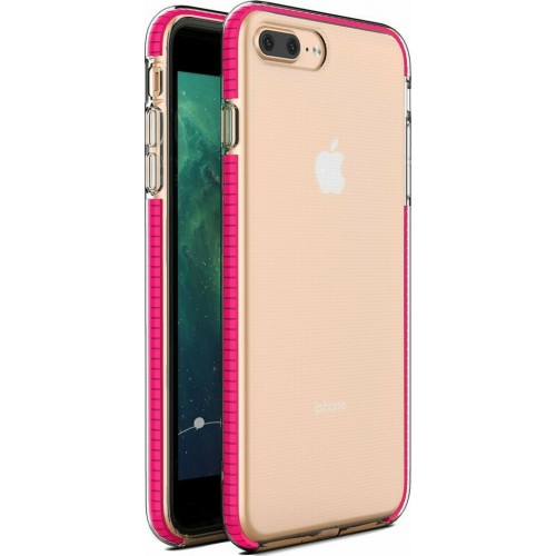 Spring Back Cover Σιλικόνης Φούξια (iPhone 8/7 Plus)