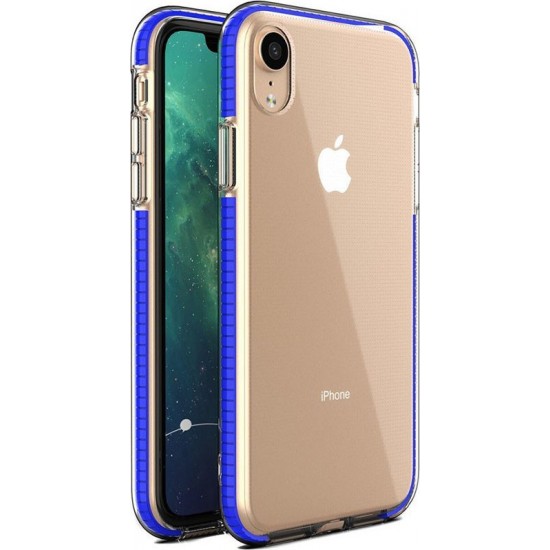 Spring Back Cover Σιλικόνης Dark Blue (iPhone XR)