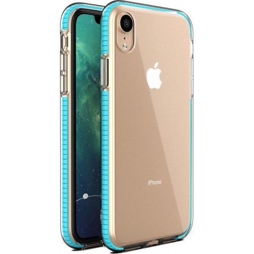 Spring Back Cover Σιλικόνης Γαλάζιο (iPhone XR)