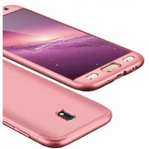 360 ΠΡΟΣΤΑΣΙΑ ΜΠΡΟΣΤΑ ΚΑΙ ΠΙΣΩ ΟΛΟΚΛΗΡΗ ΘΗΚΗ SAMSUNG GALAXY J3 2017 J330 ΡΟΖ
