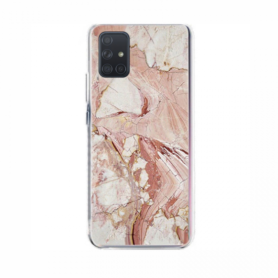 Wozinsky Marble Back Cover Σιλικόνης Ροζ (Galaxy A72 4G / A72 5G)