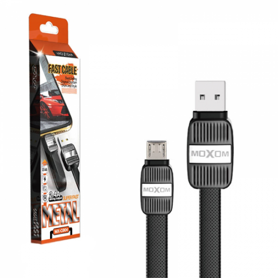 MOXOM MX-CB04 MICRO USB FAST ΚΑΛΩΔΙΟ ΣΤΑ 2.4A 1M