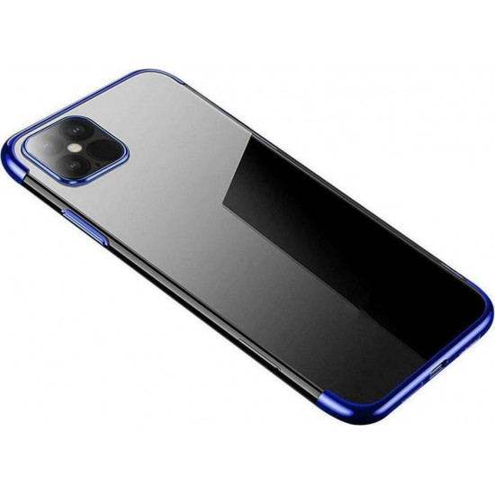 Hurtel Electroplating Back Cover Σιλικόνης Μπλε (iPhone 13 Pro)