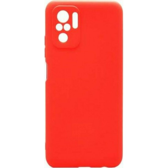 Soft Back Cover Σιλικόνης Κοκκινο (Redmi Note 10 / 10s)