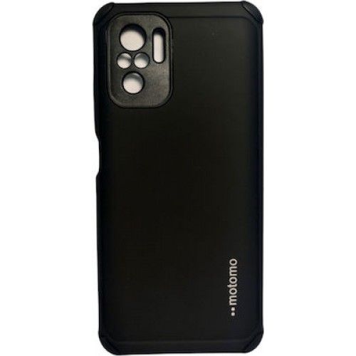 Motomo Tough Armor Back Cover Πλαστικό / Σιλικόνης Ανθεκτική Μαύρο ( Xiaomi Redmi Note 10 / 10s)