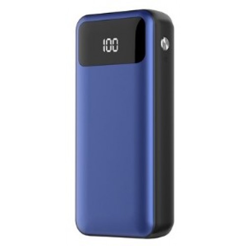 Xipin PX503 10000 Mah Φορητός γρήγορος φορτιστής Powerbank Led Display Μπλε