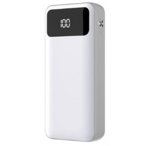 Xipin PX503 10000 Mah Φορητός γρήγορος φορτιστής Powerbank Led Display Aσπρο