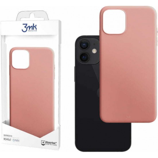 3MK Matt Back Cover Σιλικόνης Lychee (iPhone 12 mini)