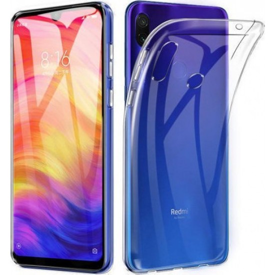 Back Cover Σιλικόνης 0.5mm Διάφανο (Xiaomi Redmi Note 7 / 7 Pro)