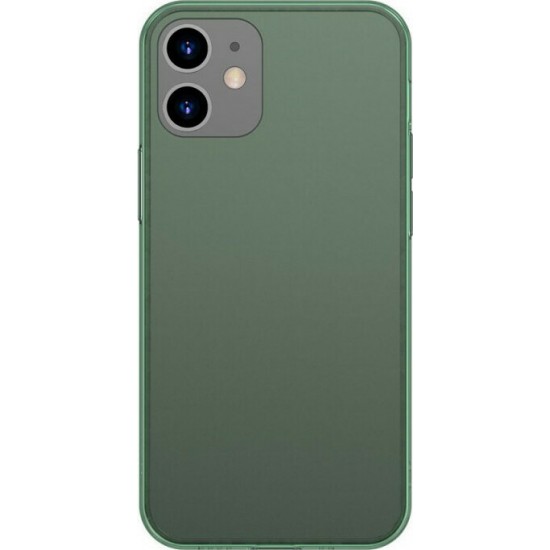 Baseus Frosted Glass Back Cover Συνθετική Χακί (iPhone 12 / 12 Pro)