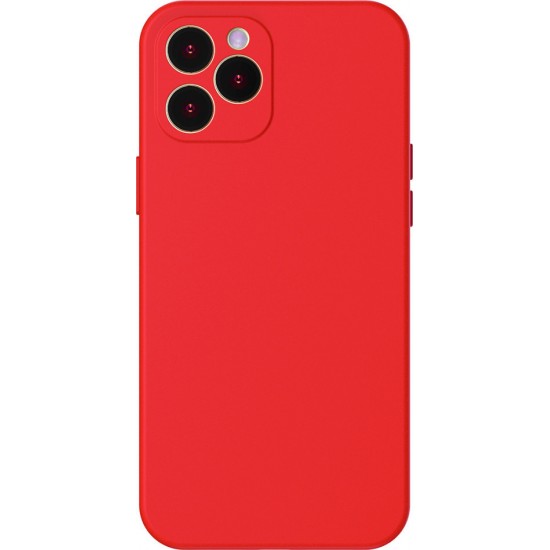 Baseus Liquid Back Cover Σιλικόνης Κόκκινο (iPhone 12 / 12 Pro)