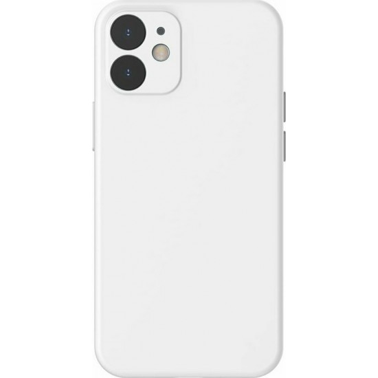 Baseus Liquid Silica Gel Back Cover Ivory Ασπρο (iPhone 12 mini)
