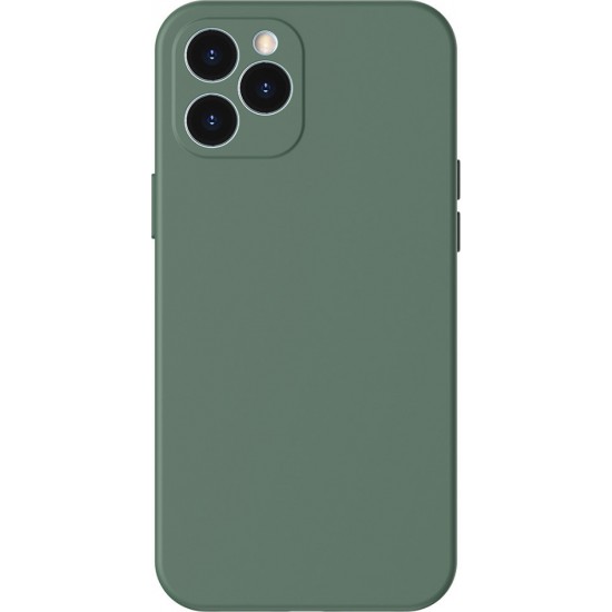 Baseus Liquid Silica Gel Back Cover Σιλικόνης Σκουρο Πράσινο  (iPhone 12 / 12 Pro)