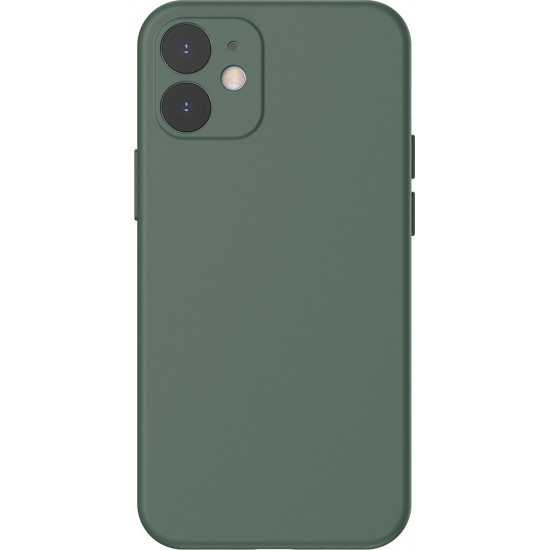 Baseus Liquid Silica Gel Back Cover Σιλικόνης Σκουρο Πράσινο  (iPhone 12 mini)