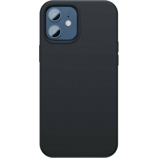 Baseus Liquid Silica Gel Back Cover Σιλικόνης Μαύρο (iPhone 12 mini)