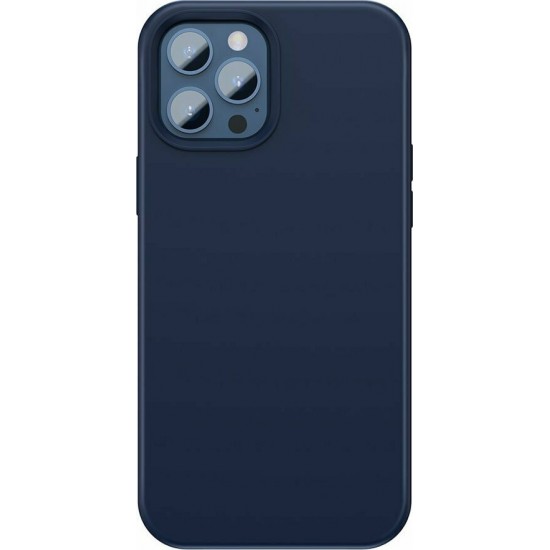 Baseus Liquid Silica Gel Magnetic Back Cover Μπλε (iPhone 12 / 12 Pro)