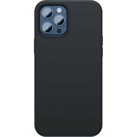 Baseus Liquid Silica Gel Magnetic Back Cover Μαύρο (iPhone 12 Pro Max)