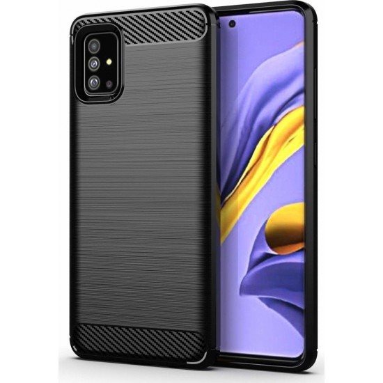 Carbon Back Cover Μαύρο (Galaxy A51 / A31)