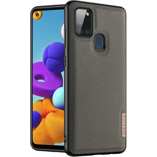 Dux Ducis Fino Back Cover Σιλικόνης / Υφασμάτινο Πράσινο (Galaxy A21s)