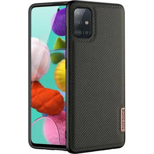 Dux Ducis Fino Back Cover Σιλικόνης / Υφασμάτινο Πράσινο (Galaxy A51 / A31)