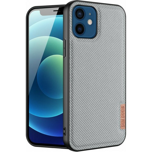 Dux Ducis Fino Series Back Cover Σιλικόνης / Υφασμάτινο Μπλε (iPhone 12 mini)