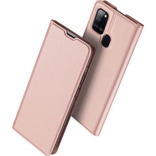 Dux Ducis Skin Pro Book Δερματίνης Ροζ Χρυσό (Galaxy A21s)