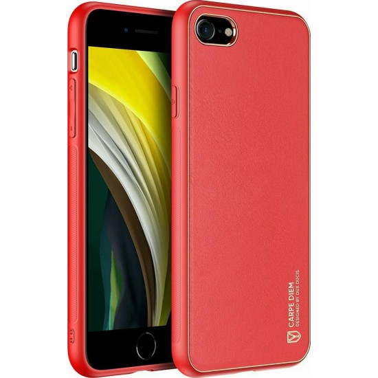 Dux Ducis Yolo Elegant Back Cover Δερματίνης Κόκκινο (iPhone SE 2020/8/7)