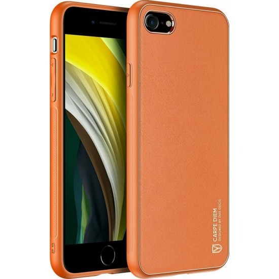 Dux Ducis Yolo Elegant Back Cover Δερματίνης Πορτοκαλί (iPhone SE 2020/8/7)
