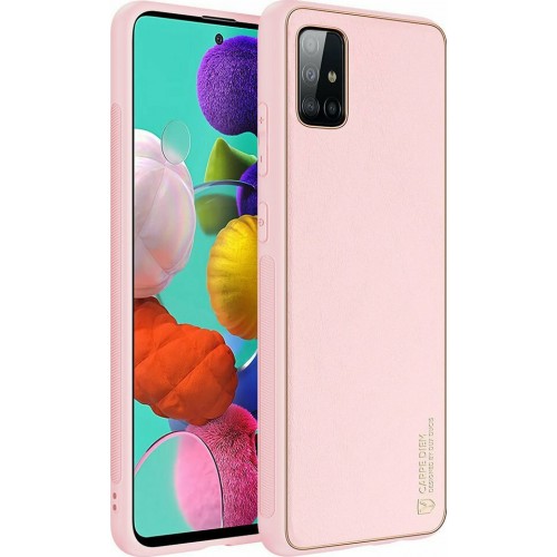 Dux Ducis Yolo Elegant Back Cover Δερματίνης Ροζ (Galaxy A51) Dux Ducis Yolo Elegant Back Cover Δερματίνης Ροζ (Galaxy A51)