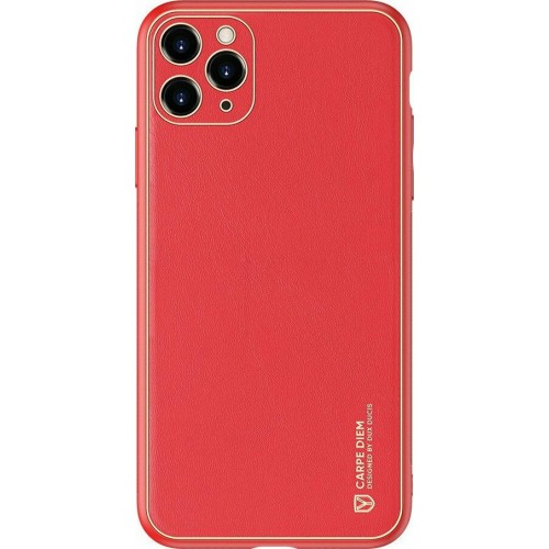 Dux Ducis Yolo Series Back Cover Δερματίνης Κόκκινο (iPhone 12 Pro)