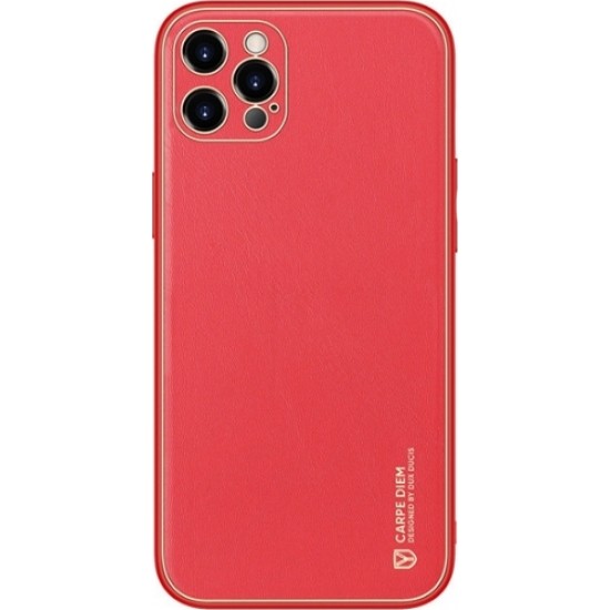 Dux Ducis Yolo Series Back Cover Δερματίνης Κόκκινο (iPhone 12 Pro Max)