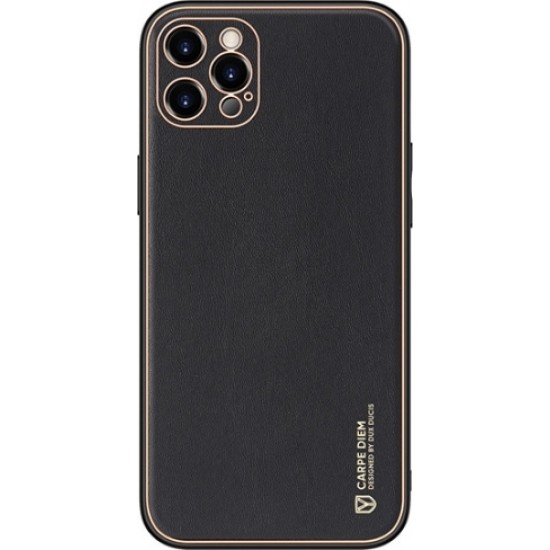 Dux Ducis Yolo Series Back Cover Δερματίνης Μαύρο (iPhone 12 Pro Max)
