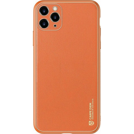 Dux Ducis Yolo Series Back Cover Δερματίνης Πορτοκαλί (iPhone 12 Pro)