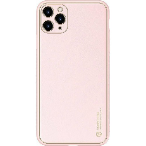Dux Ducis Yolo Series Back Cover Δερματίνης Ροζ (iPhone 12 Pro)