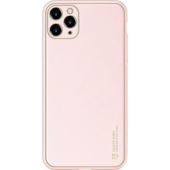 Dux Ducis Yolo Series Back Cover Δερματίνης Ροζ (iPhone 12 Pro)