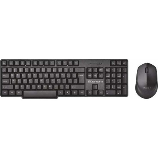 Ασύρματο Keyboard & Mouse Element KB-255WMS (Μαύρο)