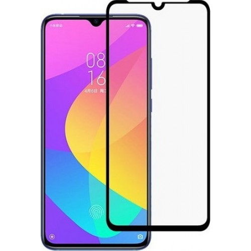 Full Glue Tempered Glass Black για Xiaomi (Mi 9 Lite)