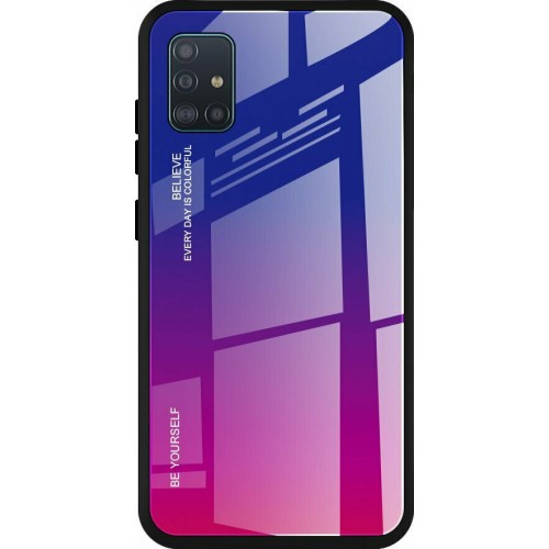 Gradient Glass Θηκη Μπλε Μωβ (Galaxy A51 / A31)