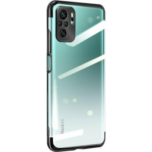 Hurtel Clear Color Back Cover Σιλικόνης Μαύρο (Poco F3 / Mi 11i)