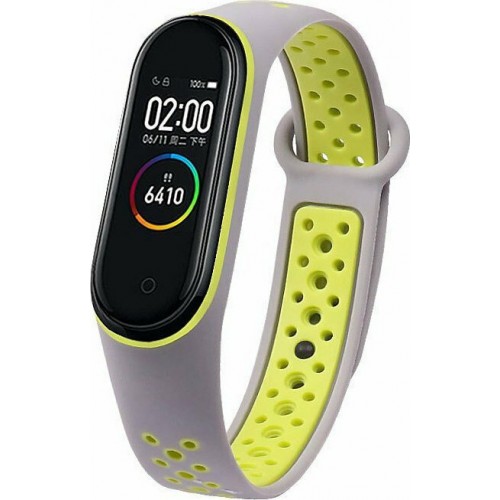 Dots Λουράκι Σιλικόνης Gray Green (Mi Smart Band 5/Mi Smart Band 6) Dots Λουράκι Σιλικόνης Gray Green (Mi Smart Band 5/Mi Smart Band 6)