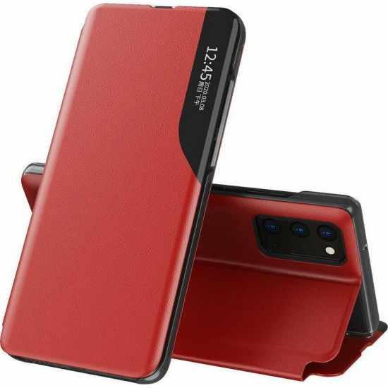Hurtel Eco Leather View Book Δερματίνης Κόκκινο (Galaxy A52 4G / 5G)