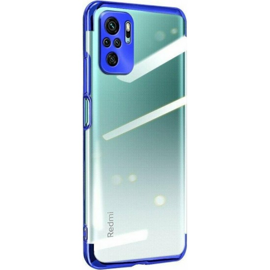 Hurtel Electroplating Back Cover Σιλικόνης Μπλε (Poco F3 / Mi 11i)