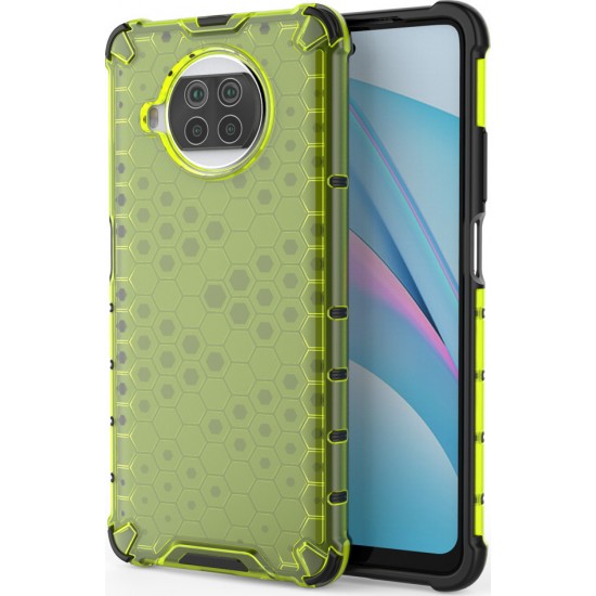 Honeycomb Back Cover Συνθετική Ανθεκτική Green (Xiaomi Mi 10T Lite / Redmi Note 9T Pro / Note 9 Pro 5G )