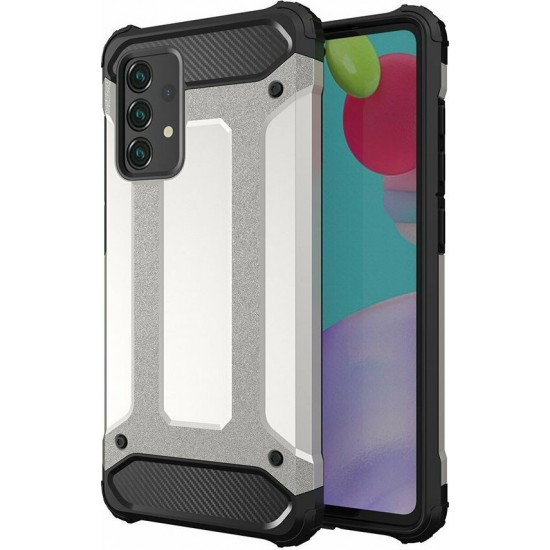 Hurtel Hybrid Armor Back Cover Ανθεκτική Ασημί (Galaxy A52 4G / A52 5G / A32 4G)