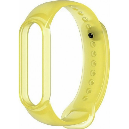 Λουράκι Σιλικόνης Κίτρινο (Mi Smart Band 5/Mi Smart Band 6)
