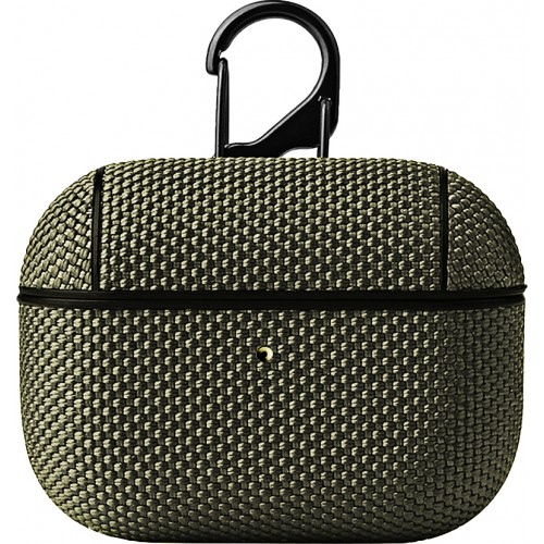 Hurtel Nylon Hard Case With Carabiner Πράσινο (Apple AirPods Pro)