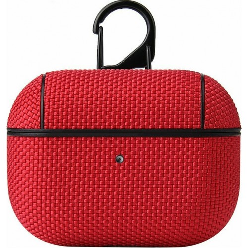 Hurtel Nylon Hard Case with Carabiner Κόκκινο (Apple AirPods Pro)