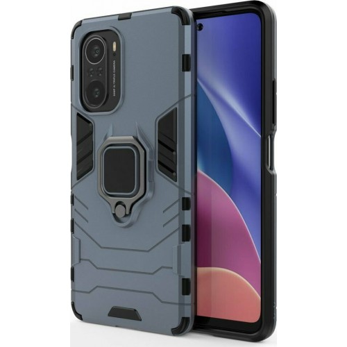 Hurtel Ring Armor Back Cover Πλαστικό Μπλε (Poco F3 / Mi 11i)