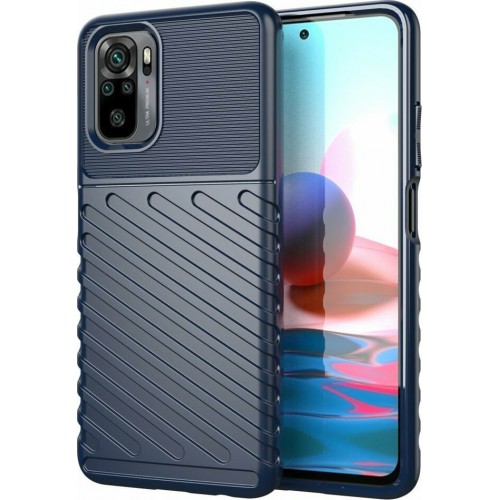 Thunder Tough Rugged Back Cover Σιλικόνης Ανθεκτική Μπλε (Redmi Note 10 / 10s)