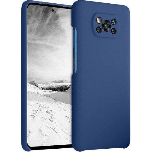 Hurtel Ultra Thin Liquid Silicone Case Μπλε Σκούρο (Xiaomi Poco X3 NFC / X3 Pro) Hurtel Ultra Thin Liquid Silicone Case Μπλε Σκούρο (Xiaomi Poco X3 NFC / X3 Pro)